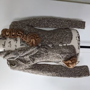 Anthropologie Wool Angora Blend Sweater Jacket NWOT